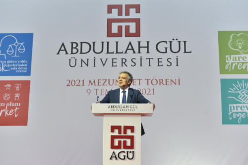 11. Cumhurbaşkanı Abdullah Gül, AGÜ Mezuniyet Törenine Katıldı